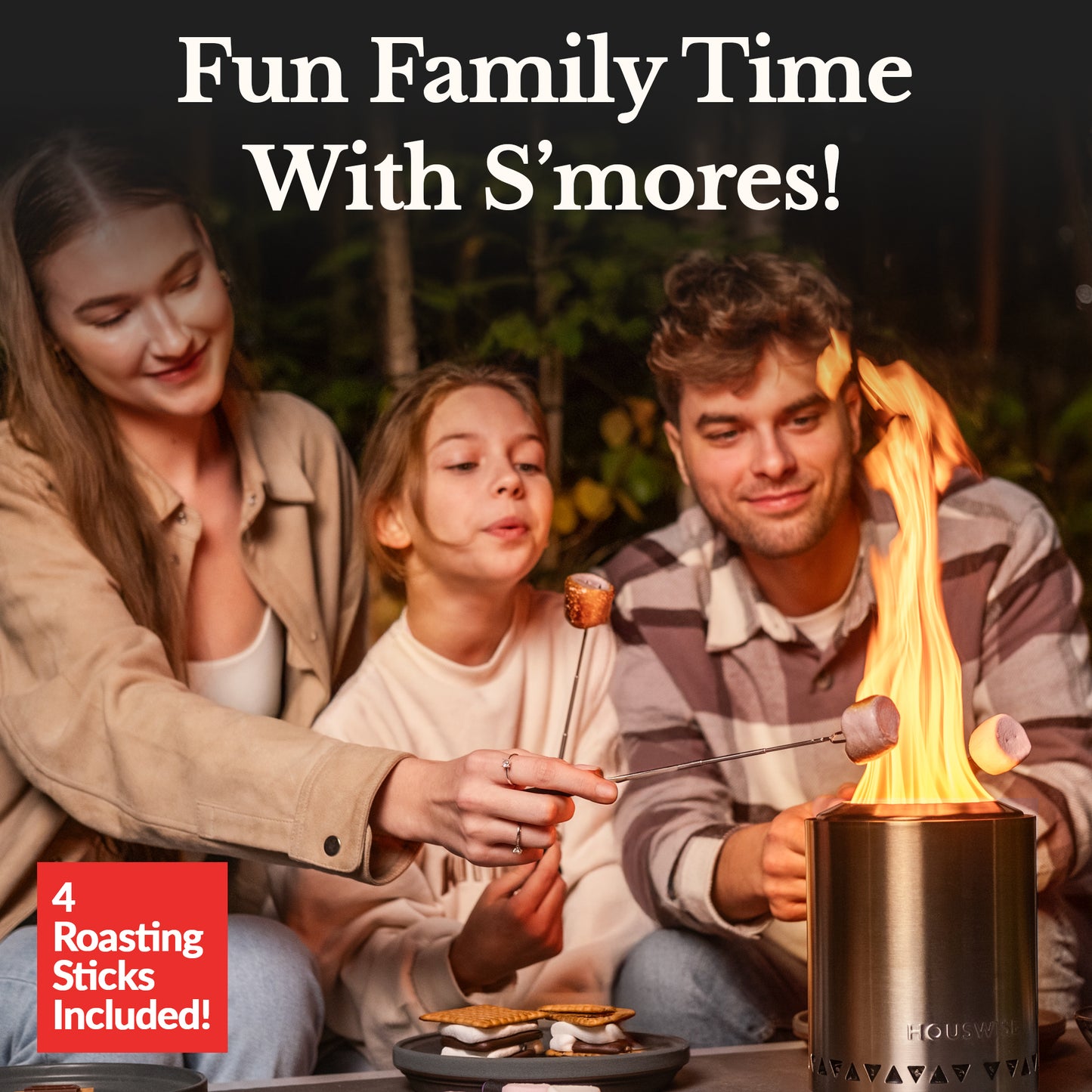 Smokeless Firepit Bundle